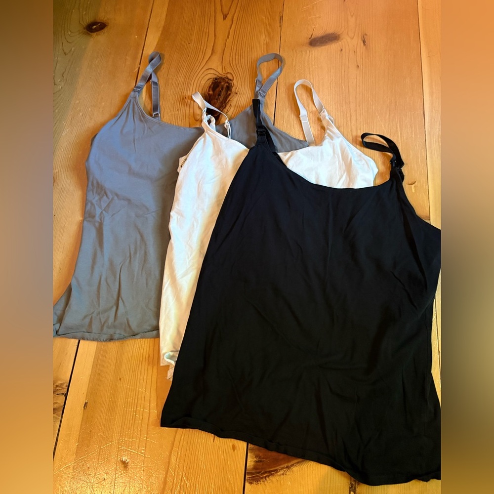 Old Navy Set of 3 Nursing tank tops